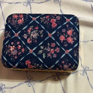 Floral Quilted Jewelry Box